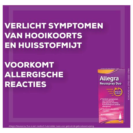 Allegra Neusspray Duo Flacon 15 ML