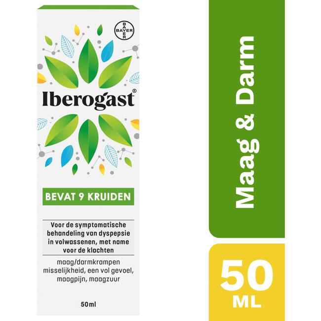 Iberogast Druppels Bij Prikkelbare Maag- En Darmklachten 50 ML