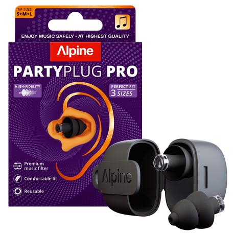 Alpine PartyPlug Pro Oordoppen Black 1 Paar 