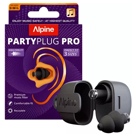 Alpine PartyPlug Pro Oordoppen Black 1 Paar&nbsp;