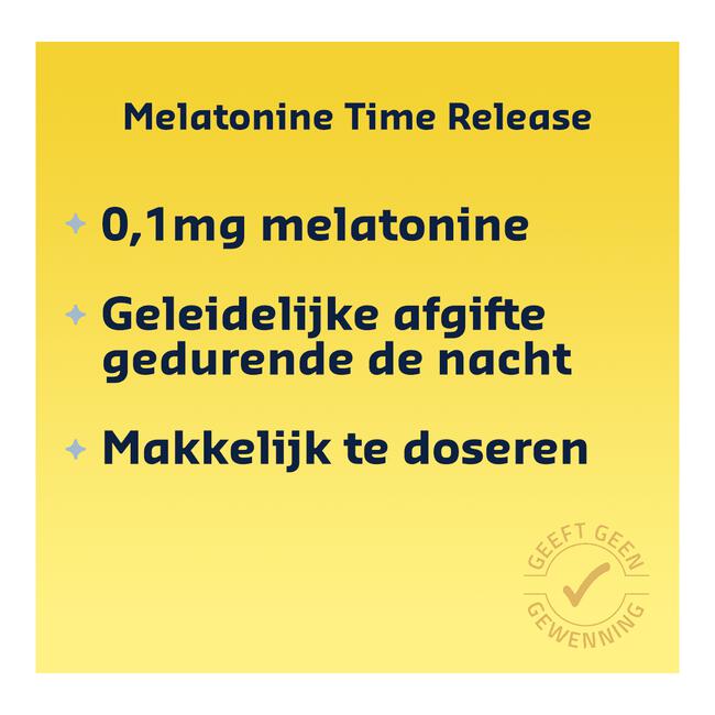 Shiepz Melatonine Time Release 0,1 mg 500 tabletten