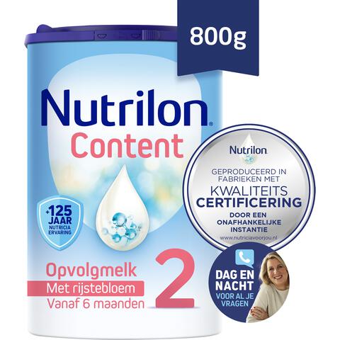 Nutrilon Content 2 Opvolgmelk 6-10 Maanden 800 gram