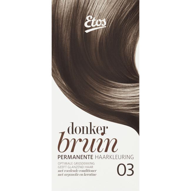 Etos Permanente Haarkleuring 03 Donker Bruin