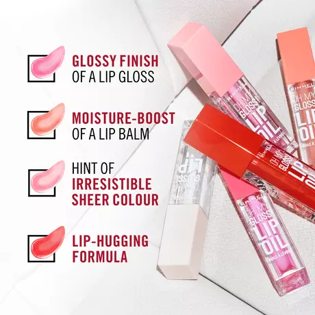 Rimmel London Oh My Gloss! Lip Oil 001 Pink Flush