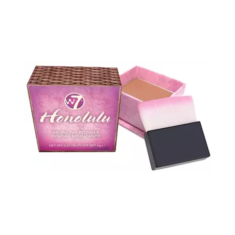 W7 Honolulu Bronzing Powder Box Art