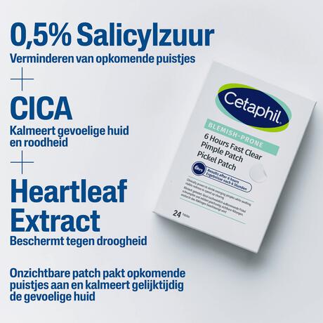 Cetaphil 6 Hour Fast Clear Acne Patch 24 stuks