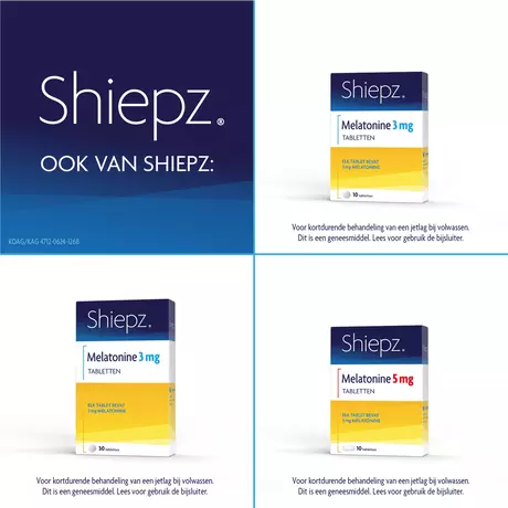 Shiepz Melatonine 5 MG Tabletten 30 stuks