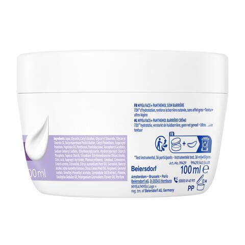 Nivea Face+ Panthenol Barrier Crème 100 Ml