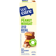 WeCare Bars Peanut Nougat 2 stuks