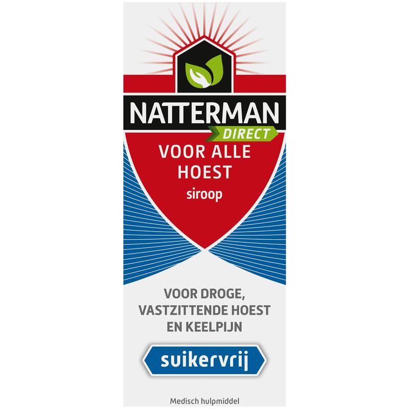 Natterman Direct Voor Alle Hoest Suikervrij Siroop 120 ML