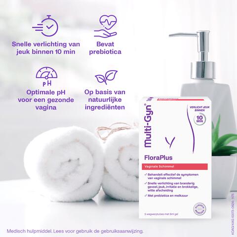 Multi-Gyn FloraPlus Bij Vaginale Schimmel 5X5 ML