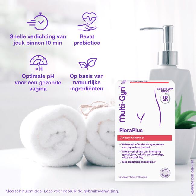 Multi-Gyn FloraPlus bij vaginale schimmel