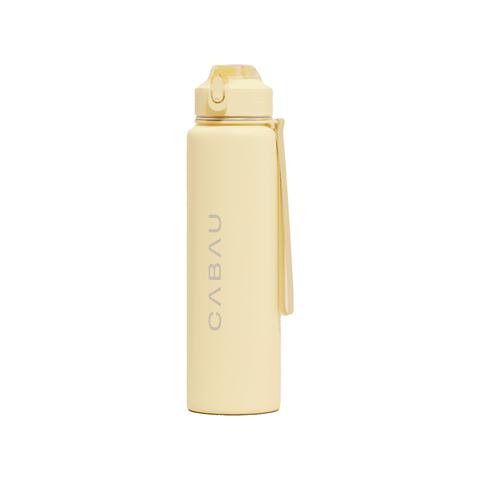 Cabau Lifestyle Bloom Bottle Stainless Steel Butter Yellow