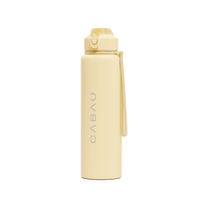 Cabau Lifestyle Bloom Bottle Stainless Steel Butter Yellow