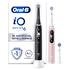 Oral-B iO 6 Duo Zwart & Roze 2 Elektrische Tandenborstels