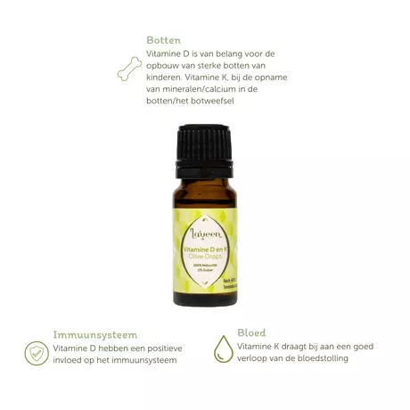 Laveen Olive Drops Vitamine D en K
