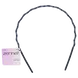 Zenner Diadeem Zigzag 3CM Zwart