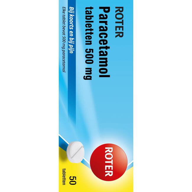 Roter Paracetamol 50 tabletten