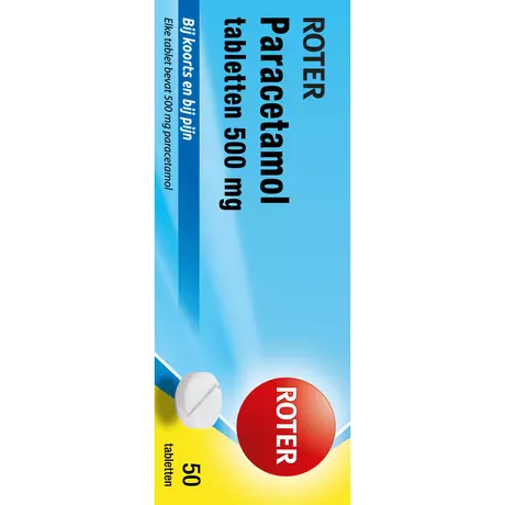 Roter Paracetamol Tabletten 50 stuks
