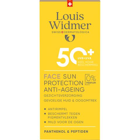 Louis Widmer Sun Protection Face Zonder Parfum SPF50+ 50 ML