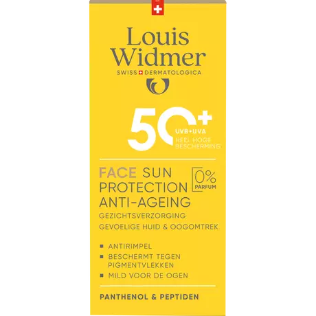 Louis Widmer Sun Protection Face Zonder Parfum SPF50+ 50 ML