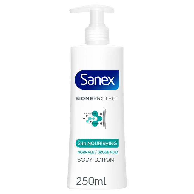 Strålende ru barbermaskine Sanex BiomeProtect 24h Nourishing Body Lotion 250 ML 250 ML | Etos