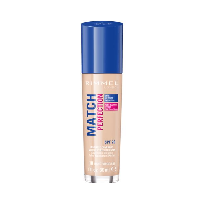 Rimmel London Match Perfection Foundation  010 Light Porcelain