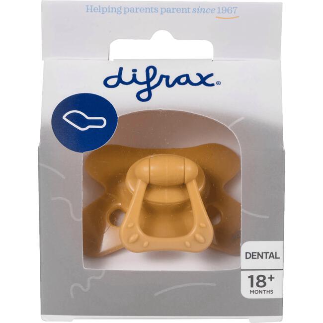 Difrax Fopspeen Dental 18+ M Mosterd