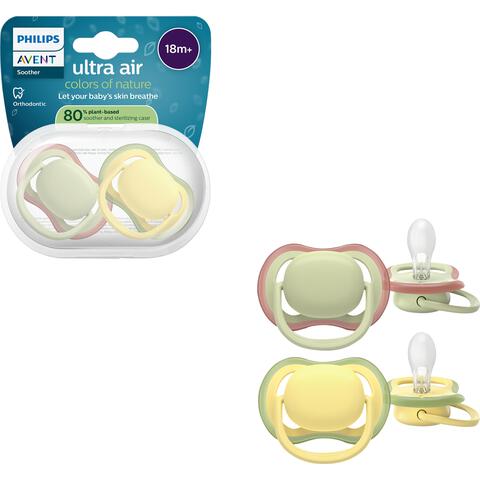 Philips Avent Fopspeen Ultra Air Day 18M+ SCF349/50 2 stuks
