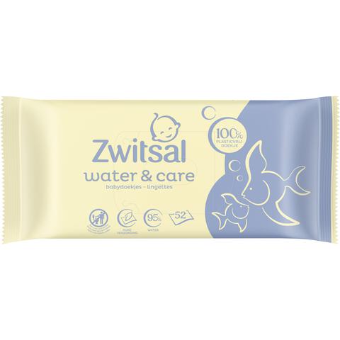 Zwitsal Water & Care Billendoekjes 52 stuks