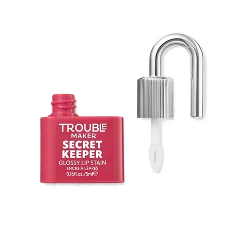Trouble Maker Secret Keeper Lip Gloss Stain Top Secret Peach Nude