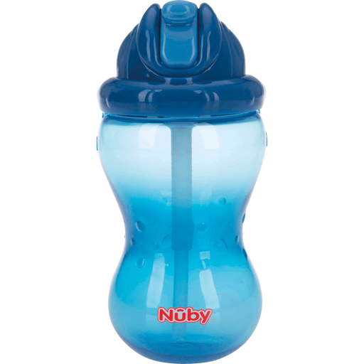 Nûby Flip-It Anti-Lek Rietjesbeker 12+ Maanden Blauw 355 ML