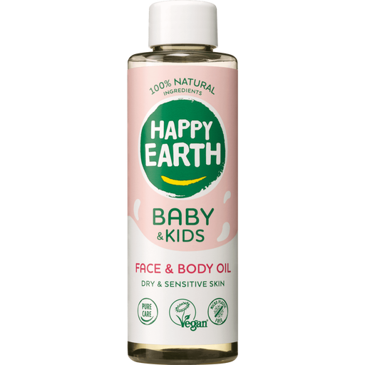 Happy Earth 100% Natuurlijke Baby & Kids Gezicht & Lichaam Olie 150 ML