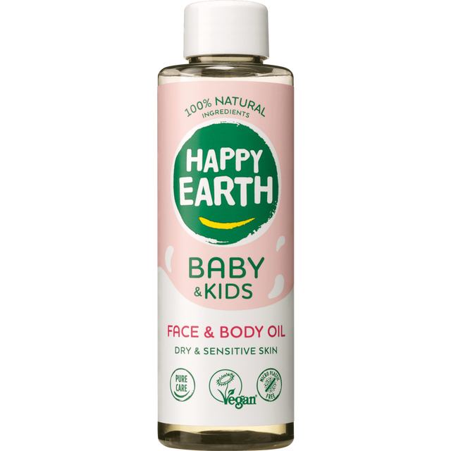 Happy Earth Gezicht & Lichaam Olie Baby & Kids