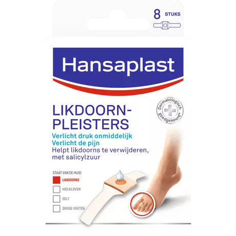 Hansaplast Likdoornpleisters Pleisters 8 stuks