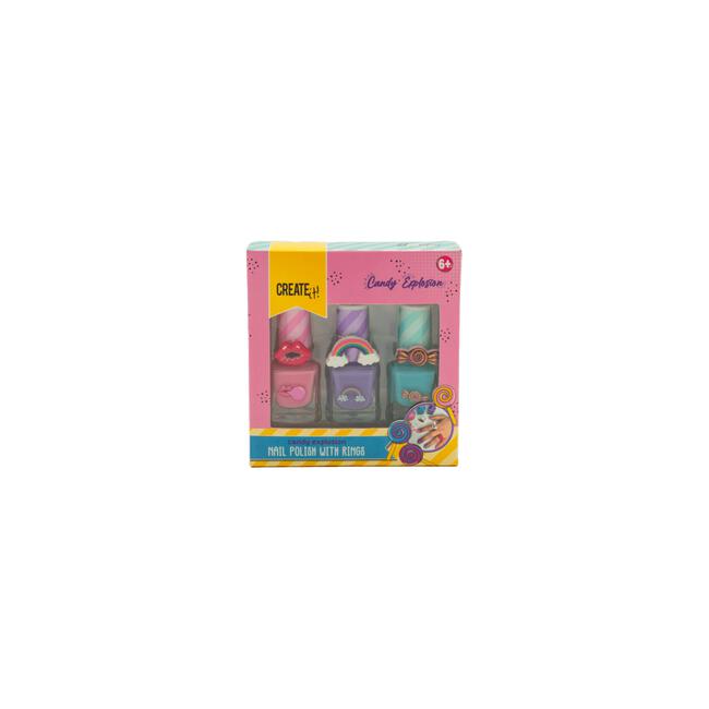 Create It! Candy Nagellak 3X Ringen