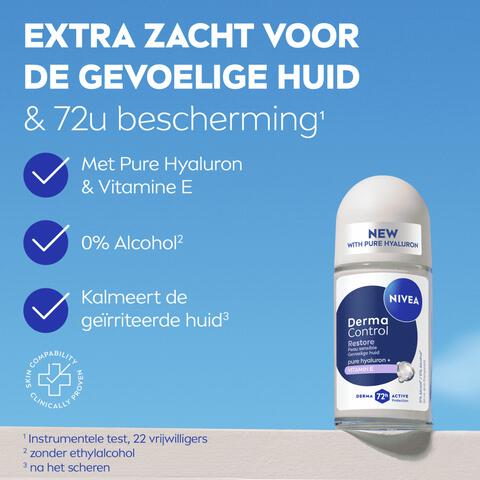NIVEA Derma Control Restore Deodorant Roller 50 ML