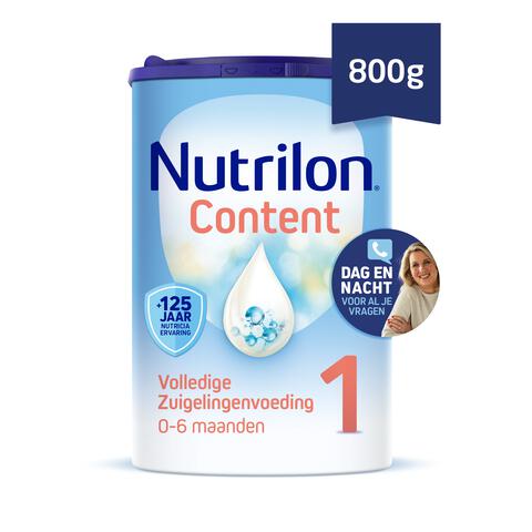 Nutrilon Content 1 Volledige Zuigelingenvoeding 0-6 Maanden 800 gram