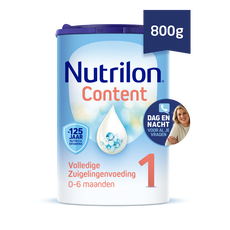 Nutrilon Content 1 Volledige Zuigelingenvoeding 0-6 Maanden 800 gram