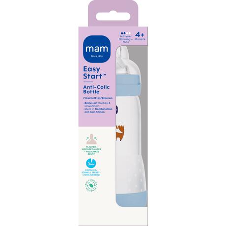 MAM Baby Easy Start Anti-Collic Babyfles Blue 320 ML