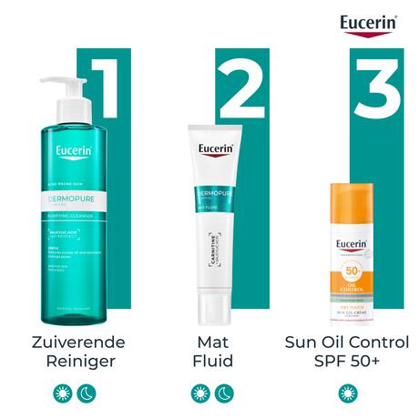 Eucerin DERMOPURE CLINICAL Mat Fluid Gevoelige Huid 40 ML