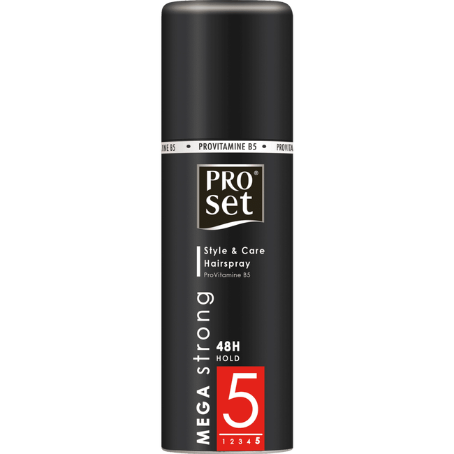 Proset Mega Strong Style & Care Hairspray Mini 50 ML Etos