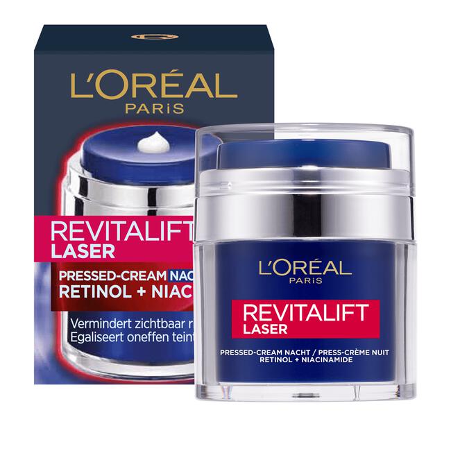 L'Oréal Paris Revitalift Laser X3 Pressed-Cream Nachtcrème 50 ML