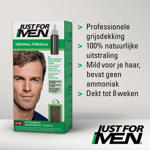 Just For Men Original Formula Middenbruin H35