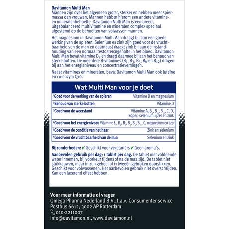 Davitamon Compleet Man Tabletten