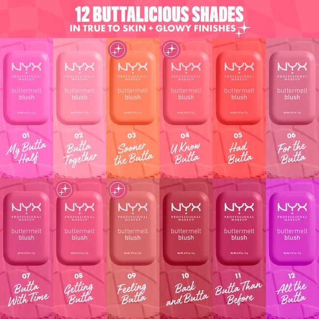NYX Buttermelt Blush Getting Butta