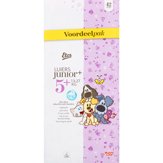 Etos Woezel & Pip Luiers Junior Plus Voordeelpak Maat 5+ 13-27 kg 42 stuks