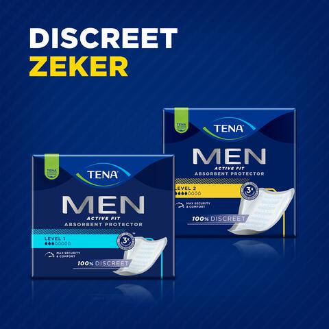 TENA Men Active Fit Absorbant Protector Level 1 Incontinentieverband 12 stuks
