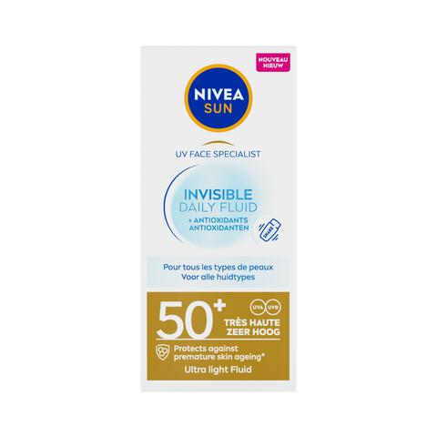 NIVEA SUN UV Face Invisible Daily Fluid Zonnebrand SPF 50 50 ML