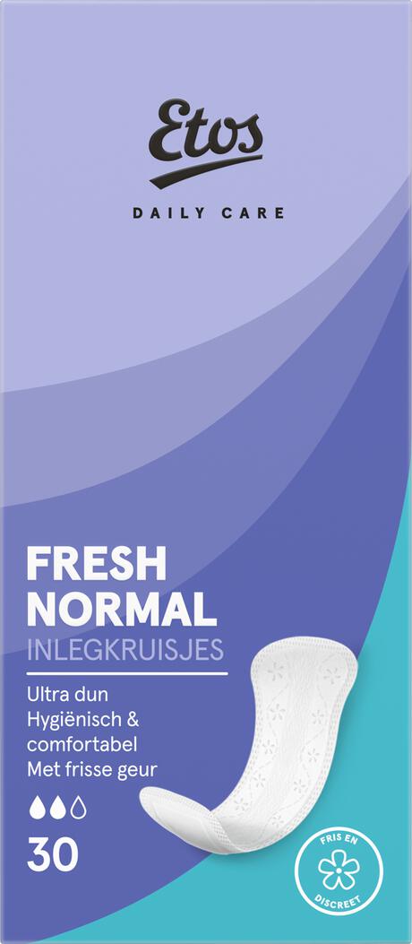 Etos Fresh Inlegkruisjes Normal 30 stuks